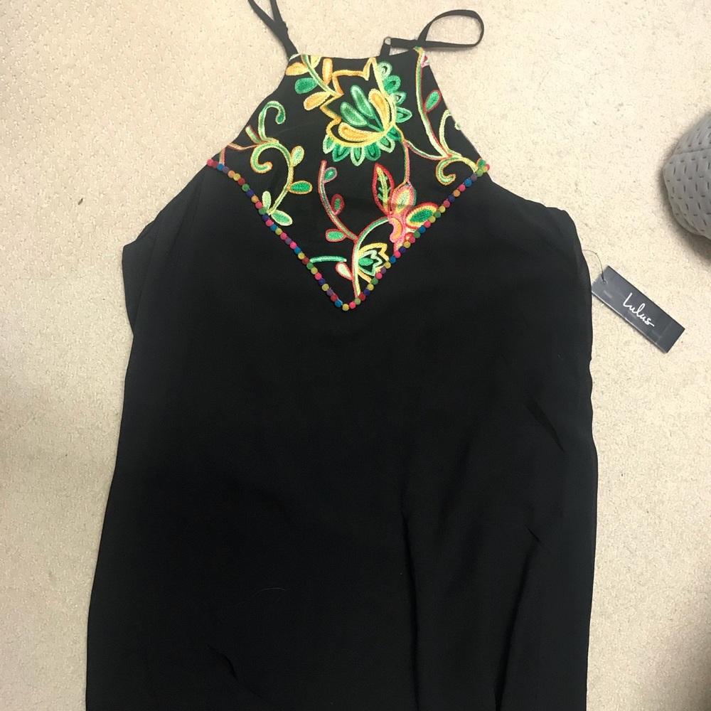 New! Black beach lulus dress
